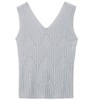 Garvee Womens V Neck Sleeveless Sweaters Vest Casual Knit Pullover Tank Tops Summer Cami Shirt - 3 of 4