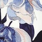 white blue-floral