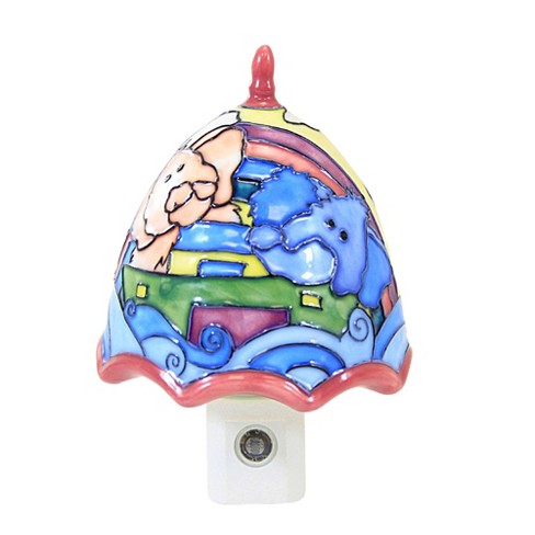 Boyds Bears Resin 5.0 Inch All Aboard Glowscape Noah's Ark  Elephant Plug-In Nightlights - image 1 of 3