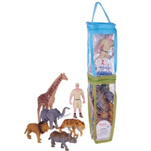 Wild Republic Nature Tube Double Diver Animal Care Specialist Figurines, 6 Pieces - 1 of 1