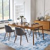 Washable Area Rug, Soft Faux Wool, Non-Slip, Low Pile, Abstract Design for Living Room, Bedroom, Dining Room. - 4 of 4