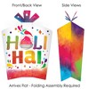 Big Dot of Happiness Holi Hai - Table Decorations - Festival of Colors Party Fold and Flare Centerpieces - 10 Count - 3 of 4