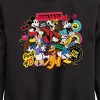 Boys' - Disney - Sticker Group Graphic Long Sleeve Fleece Sweatshirt - 2 of 4