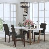 Flash Furniture Set of 4 Black LeatherSoft Parsons Chairs with Solid Hardwood Frame Construction - 2 of 4