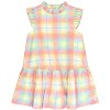 RuffleButts Toddler Mock Neck Sleeveless Flutter Dress - 4 of 4