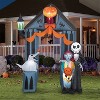 Halloween Express Jack Skellington 9 ft Nightmare Before Christmas Archway Inflatable Decoration - 2 of 2
