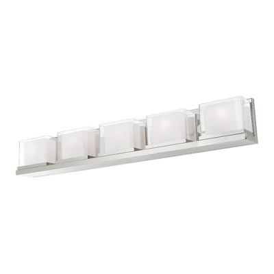 Livex Lighting Duval 5 - Light Vanity in  Polished Chrome