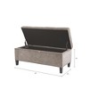 NicBex Modern 42" Storage Bench Upholstered Accent Stools with Tufted Top for Bedroom and Entryway - 2 of 4