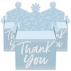 Big Dot of Happiness Dusty Blue Elegantly Simple - Treat Box Party Favors - Guest Party Favors Goodie Gable Boxes - Set of 12 - 2 of 4