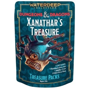 Dungeons & Dragons Xanathar's Treasure Pack -7pc Dice,Metal Coin & Bag,RPG - 1 of 4