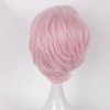 Unique Bargains Women's Wigs 12" with Wig Cap Light Pink - 4 of 4