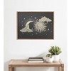 Kate & Laurel All Things Decor 18"x24" Sylvie Celestial Wall Art: Mystic Design, Sun-Moon Tarot, Gold Frame - 4 of 4