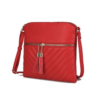 MKF Collection Winnie Quilted Vegan Leather Women’s Crossbody Bag by Mia K - 1 of 4
