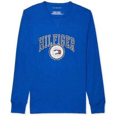Tommy Hilfiger Mens Waffle Knit Thermal Pajama Shirt