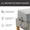 HomeStock Capella 2Pc Outdoor Wicker Chair Set - 2 Armchairs - 3 of 4