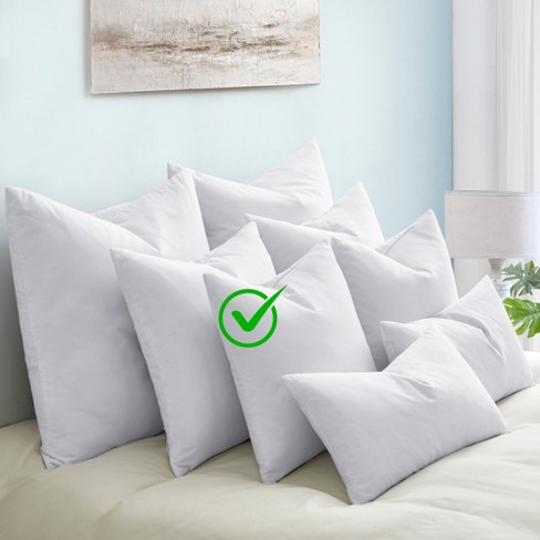 18X18 Pillow Inserts Throw Pillow Inserts Set of 4 18 X 18 Inches