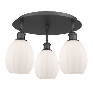 Eaton - 3 Light Flush Mount In Industrial Style-10.5 Inches Tall and 17.25 Inches Wide - 1 of 1