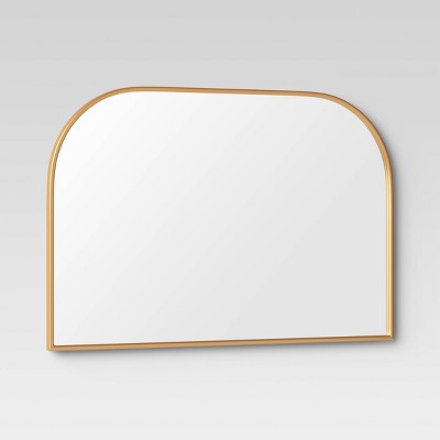 36" x 24" Over the Mantel Mirror Gold - Thumbnail 2