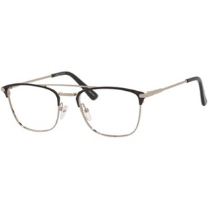 Ernest Hemingway H4850 Designer Acetate Eye Glasses Frame in Gloss Black Silver/Demo Lens 143mm Frame/58mm Lens Width - 1 of 4