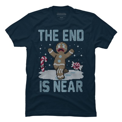 Men's Design By Humans Christmas Is Near! By Raffiti T-Shirt