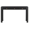 52" Modern Console Table with Storage Drawers, Retro Entryway Table with Curved Corners, Sturdy Sofa Table for Living Room-Panipeachy - 3 of 4