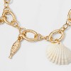Chunky Sealife Charm Bracelet - A New Day™ Gold - 4 of 4