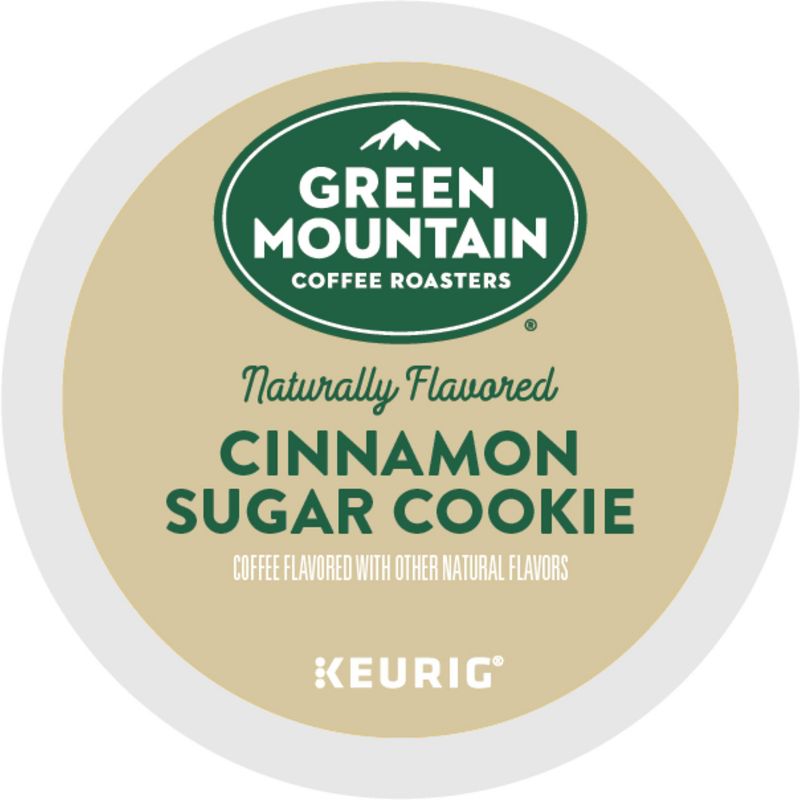 24ct Green Mountain Coffee Cinnamon Sugar Cookie Keurig K-Cup Coffee Pods Flavored Coffee Light Roast, 4 of 14