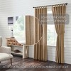 Stitched Burlap Natural Panel Set of 2 84x40  VHC Brands - 2 of 4