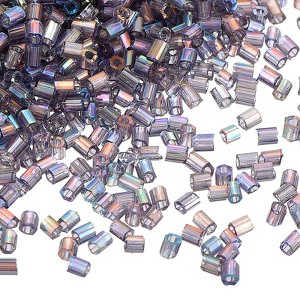 Unique Bargains Mini Smooth Loose Glass Bugle Beads for DIY Earrings Necklaces Making 1400 Pcs - 1 of 4
