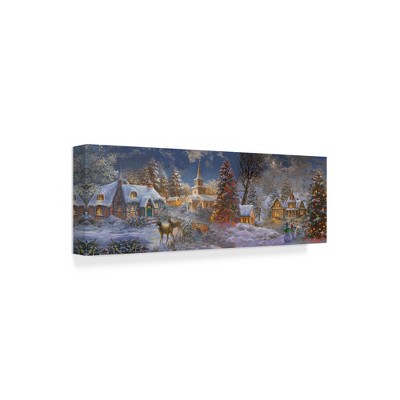 Trademark Fine Art -nicky Boehme 'stillness Of Christmas' Canvas Art ...