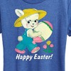 Women's - Instant Message - Vintage Happy Easter Short Sleeve Graphic T-Shirt - 2 of 4