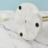 SharpChef Countertop Marble Paper Towel Holder,  Stainless Steel Finish, Rust Proof, Fits Most Size Paper Roll - 4 of 4
