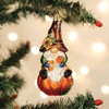 Old World Christmas 4.0 Inch Fall Harvest Gnome Pumpkin Spice Sunflower Tree Ornaments - 3 of 3