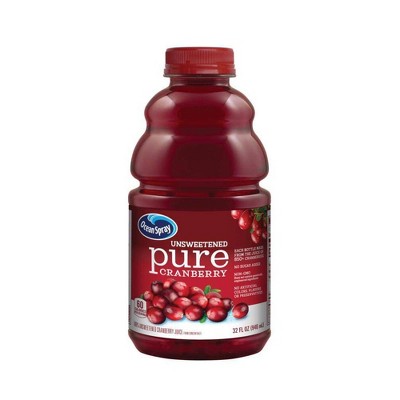 Ocean Spray 100% Pure Cranberry Juice - 32 fl oz Bottle