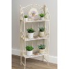Gallerie II Lavender Étagère 3 Tier Handcrafted Metal Standing Shelf 24" x 48.5" - 3 of 3