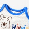 Disney Winnie the Pooh Baby Boy 2pcs Naia Sustainable Fabric Character Print Romper and Stripes Pants Set - 4 of 4