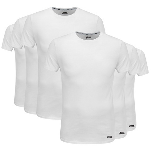 Penn Men's Modern Fit T-shirts: 6-pack Of Crew Neck Undershirts
