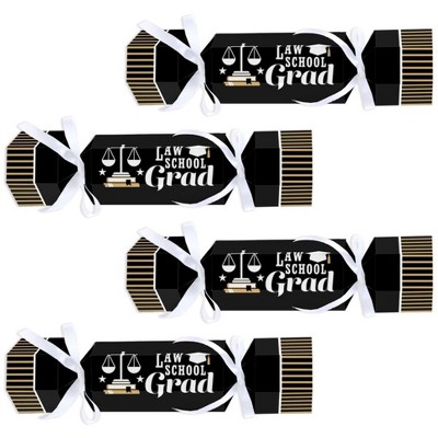 Big Dot of Happiness Law School Grad - No Snap Future Lawyer Graduation Party Table Favors - DIY Cracker Boxes - Set of 12