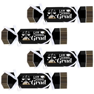 Big Dot of Happiness Law School Grad - No Snap Future Lawyer Graduation Party Table Favors - DIY Cracker Boxes - Set of 12 - 1 of 4