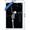 Trends International Skeleton Collecting Stars Framed Wall Poster Prints - 3 of 4