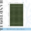 White Classic Luxury 100% Cotton Hand Towels Set of 6 - 16x30" - 3 of 4