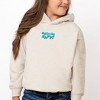 The Juniper Shop Embroidered Choose Happy Smiley Face Toddler Graphic Hoodie - 2 of 3