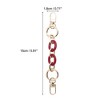 Unique Bargains Trendy Handbag Strap Red White 1 Pc - 2 of 4