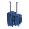 NAYSAYE TwoPiece Luggage Set 20Inch 24Inch Oxford Cloth Suitcase with 360 Degree Spinner Wheels for Travel, Navy Blue, 26.38"*16.54"*11.42" - 4 of 4