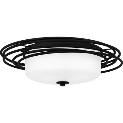 Quoizel Lighting Calliope 2 - Light Flush Mount in  Matte Black