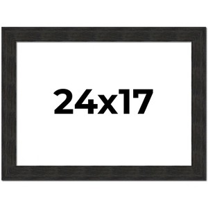 PosterPalooza | Contemporary Black Picture Frame - UV Acrylic, Backing Board, Hanging Hardware Included - 1 of 4
