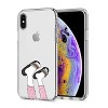 Reiko Apple iPhone XS Max Design Air Cushion Case with Feet Design in Clear - 3 of 4