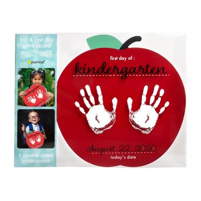 Pearhead First and Last Day of School Handprint Board - Apple