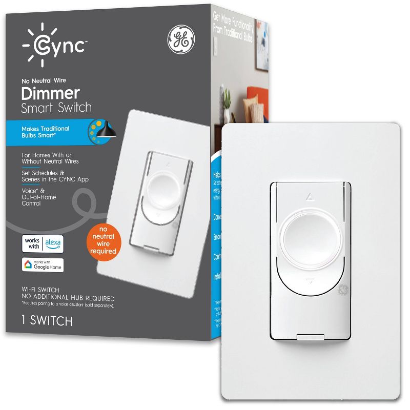 GE Smart Dimmer Light Switch, 1 of 9