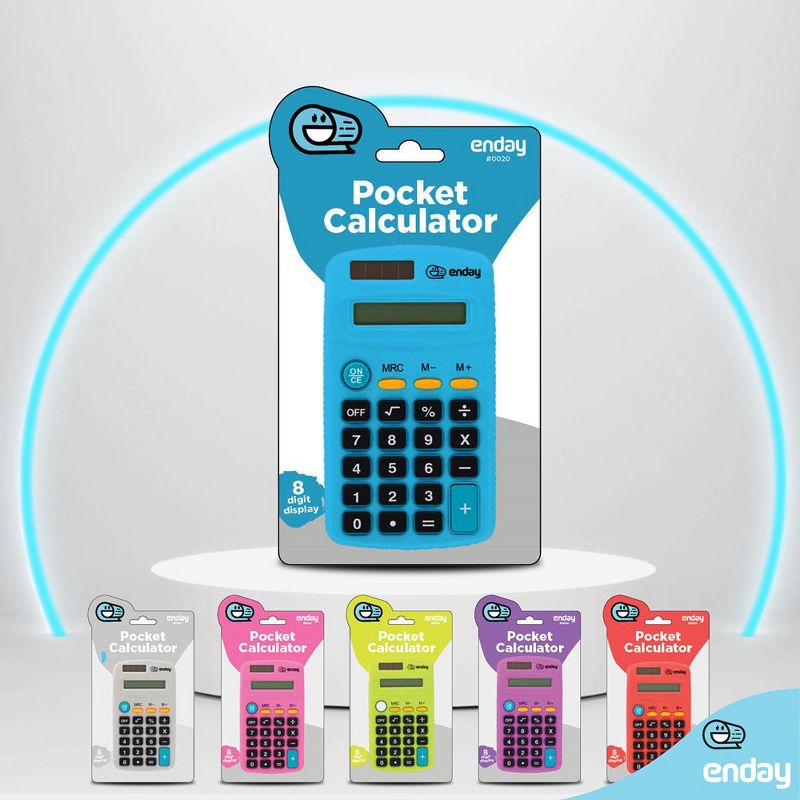 Enday 8-Digit Pocket Size Calculator, 4 of 6